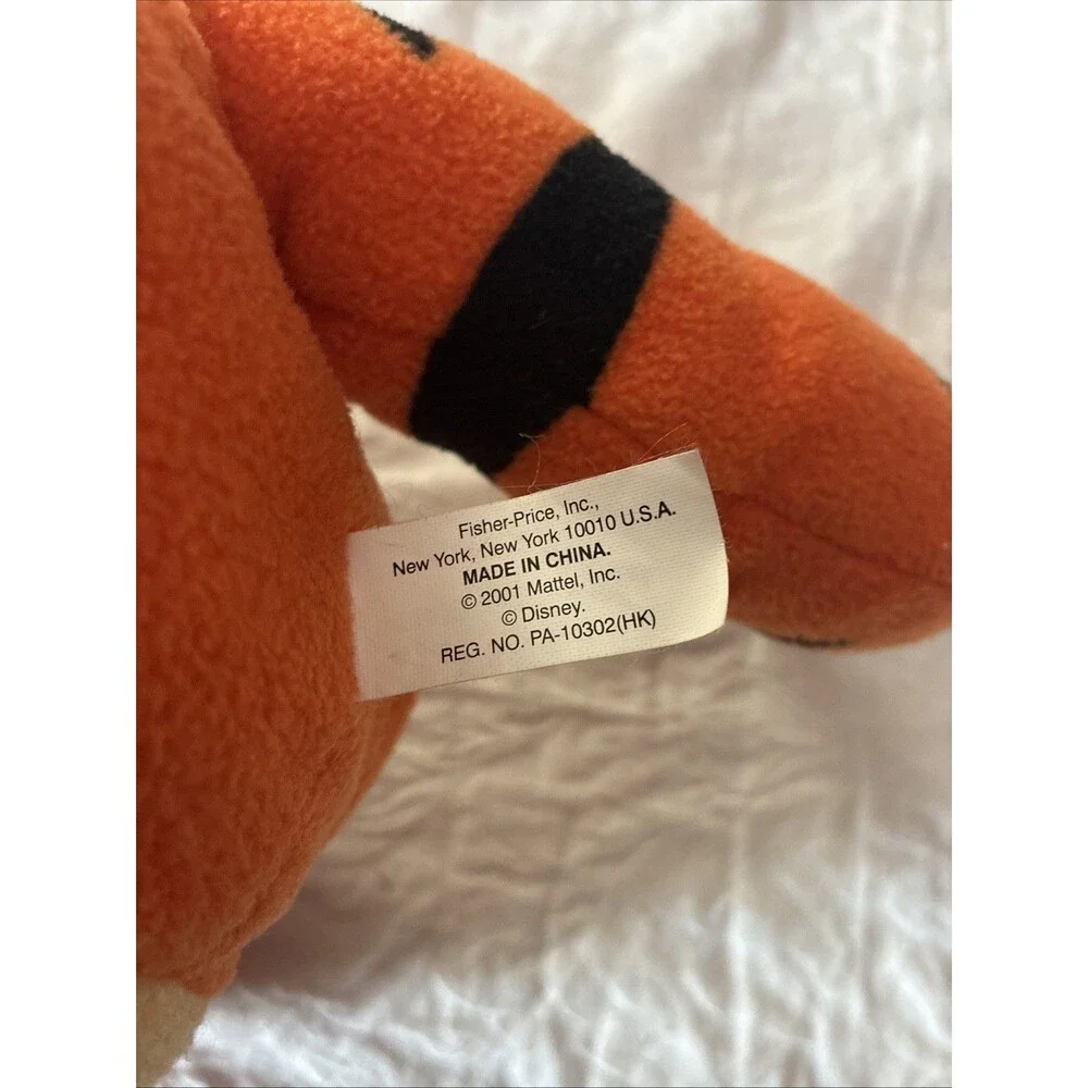 Disney Fisher-Price 30” LOUNGING TIGGER Plush Large 2001 Stuffed Animal Vintage